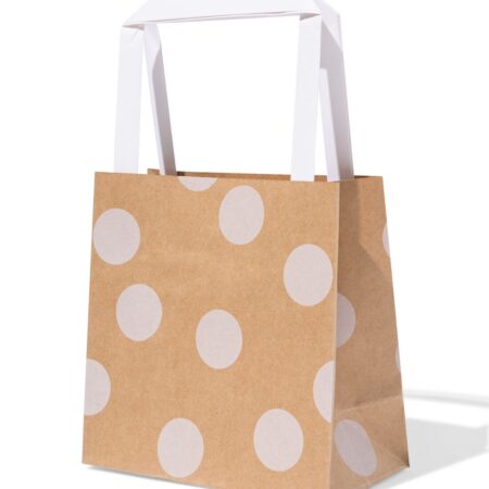HEMA Cadeautasjes S kraft - 6 stuks (kraft) | HEMA