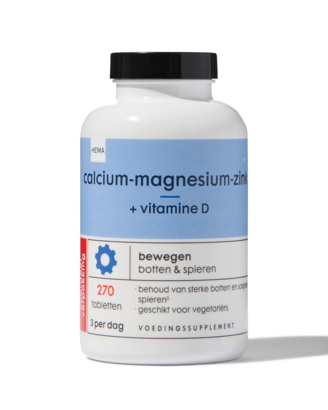 HEMA Calcium-magnesium-zink + vitamine D - 270 stuks | HEMA