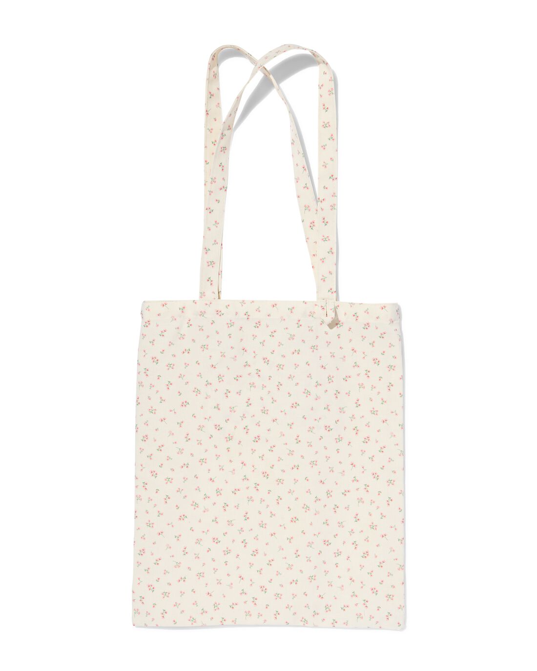 HEMA Canvas tas 42x36cm bloemen (multicolor) | HEMA