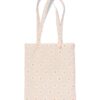 HEMA Canvas tas 42x36cm dumplings (beige) | HEMA