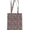 HEMA Canvas tas 42x36cm luipaard (bruin) | HEMA