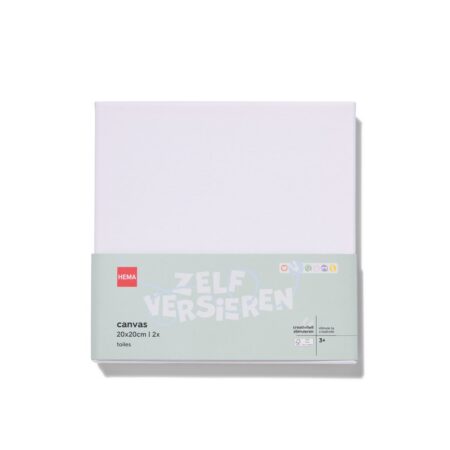 HEMA Canvasdoeken 20x20 - 2 stuks | HEMA