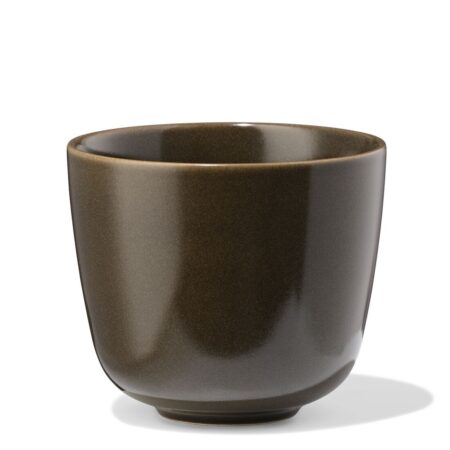 HEMA Cappuccinomok 325ml Puur aardewerk donkerbruin (donkerbruin) | HEMA