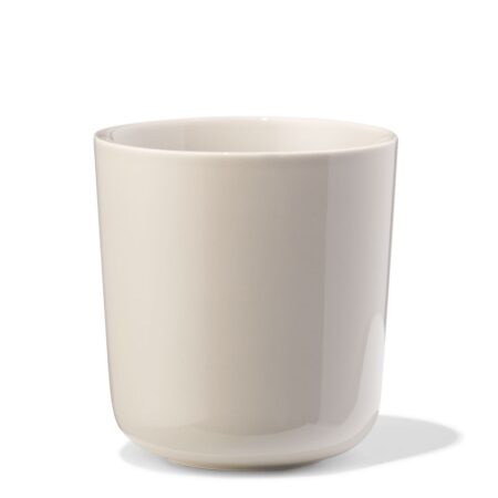 HEMA Cappuccinomok 350ml Knap new bone china grijs (grijs) | HEMA