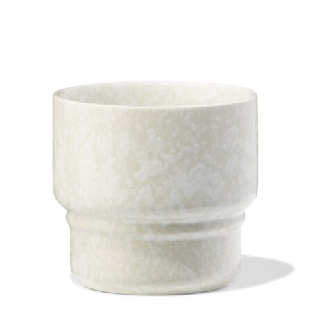 HEMA Cappuccinomok 350ml Trend aardewerk groen spikkels (groen) | HEMA