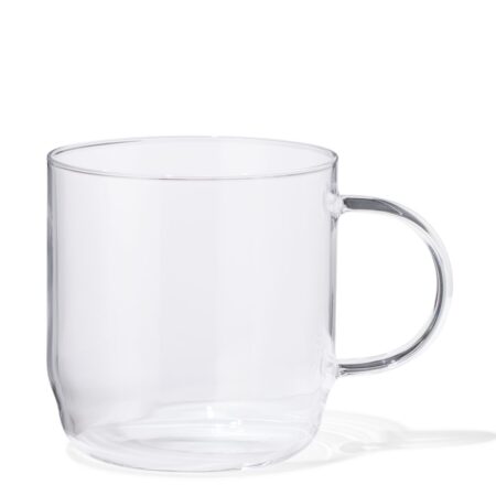 HEMA Cappuccinomok 440ml glas transparant (transparant) | HEMA