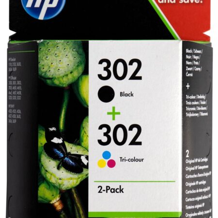 HEMA Cartridge HP 302 zwart/kleur - 2 stuks | HEMA