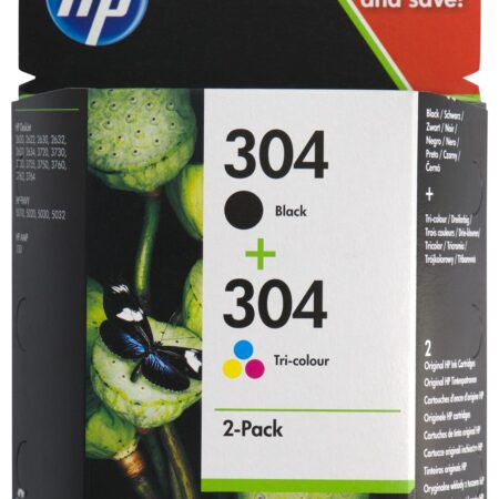 HEMA Cartridge HP 304 zwart/kleur - 2 stuks | HEMA