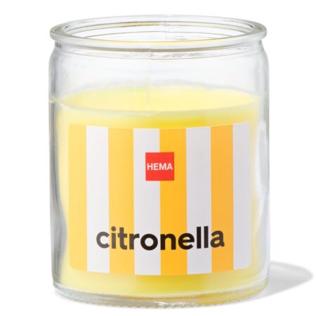 HEMA Citronella geurkaars in glas met Ø6.5x8 | HEMA