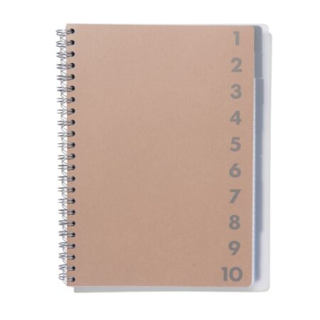 HEMA Collegeblok 10-in-1 - A4 - kraft | HEMA