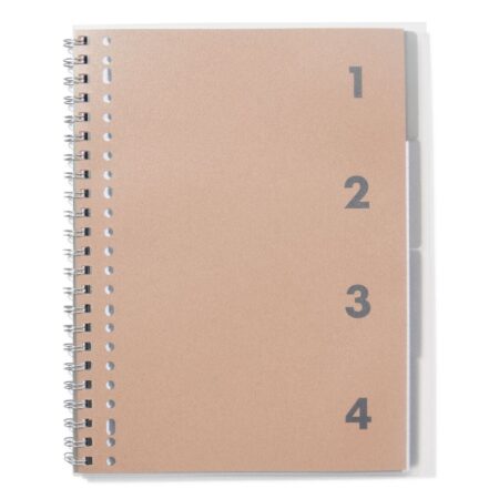 Collegeblok 4-in-1 A4 gelinieerd