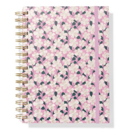 HEMA Collegeblok 4-in-1 A5 gelinieerd bloemen (multi) | HEMA