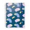 HEMA Collegeblok 4-in-1 A5 gelinieerd (paars) | HEMA