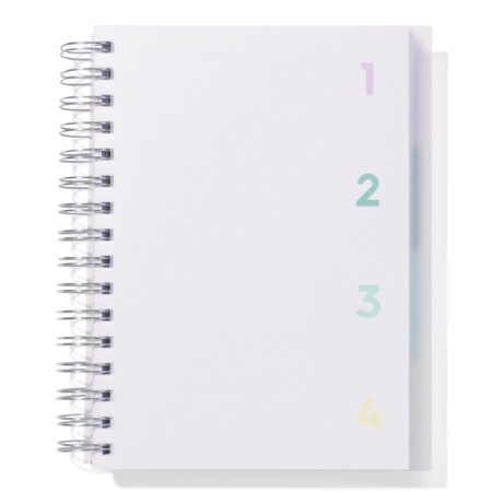 HEMA Collegeblok 4-in-1 met spiraal A5 gelinieerd | HEMA