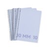 HEMA Collegeblokken blauw A4 geruit 10mm - 3 stuks (blauw) | HEMA