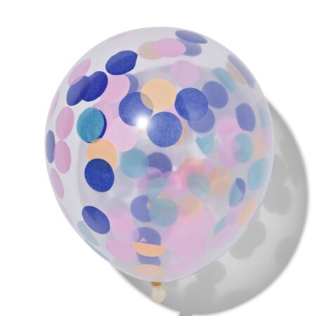 HEMA Confetti ballonnen - 6 stuks (multicolor) | HEMA