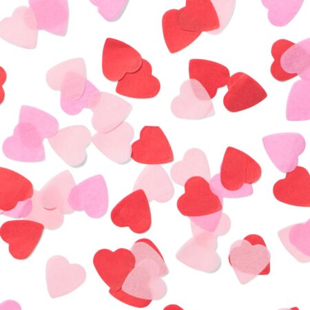 HEMA Confetti hartjes (rood) | HEMA