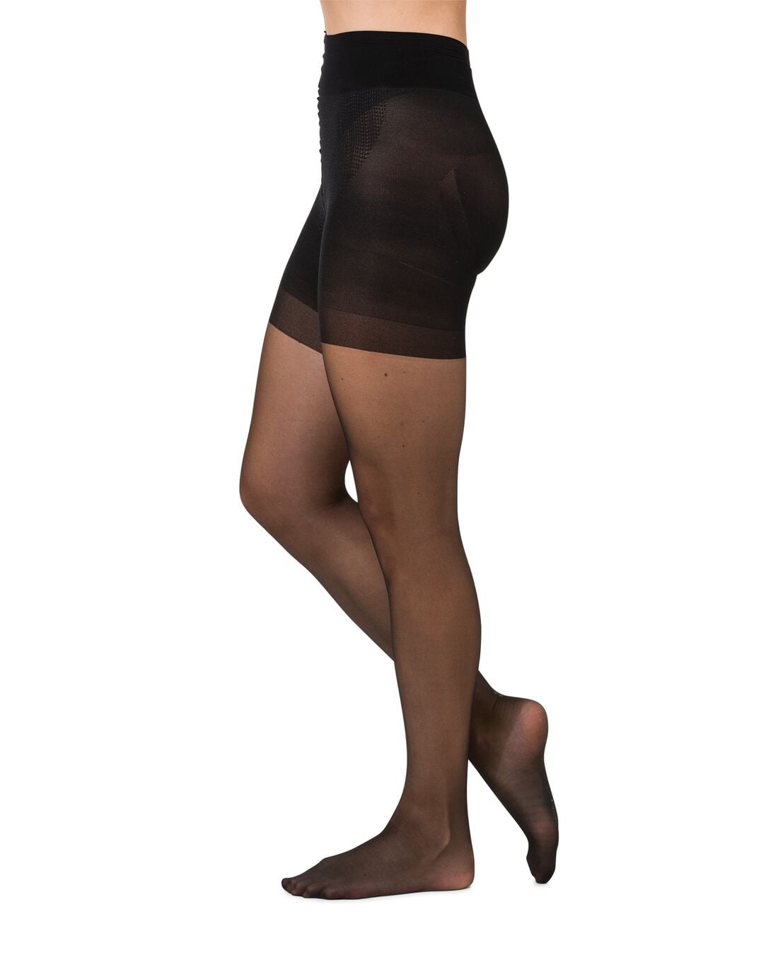 HEMA Corrigerende panty ultimate control 20 denier glans zwart | HEMA