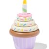 HEMA Cupcake 8x13x8cm hout | HEMA