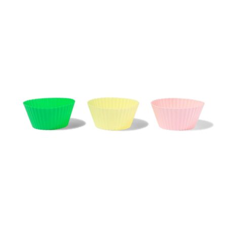 HEMA Cupcake vormen siliconen - 12 stuks (multi3) | HEMA