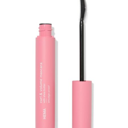 HEMA Curl en volume mascara smudgeproof zwart | HEMA