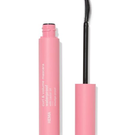 HEMA Curl en volume mascara waterproof zwart | HEMA