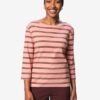 HEMA Dames T-shirt Cara jersey strepen roze (roze) | HEMA