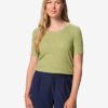 HEMA Dames T-shirt Colette groen (groen) | HEMA