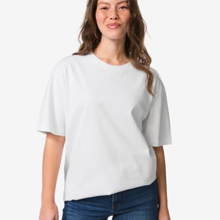HEMA Dames T-shirt Do relaxed fit wit (wit) | HEMA