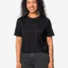 Dames T-shirt Larissa jersey zwart