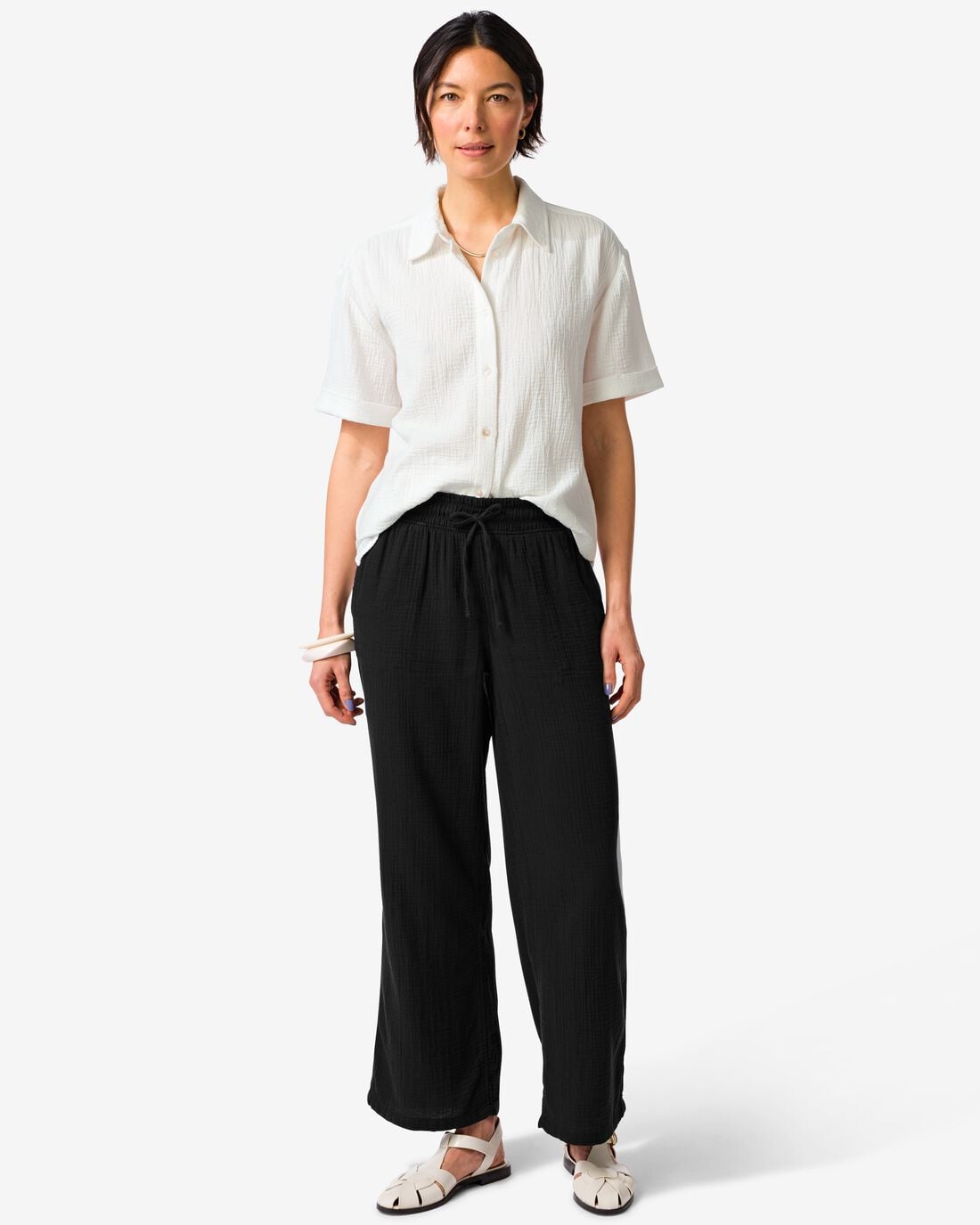 HEMA Dames broek Kai zwart | HEMA