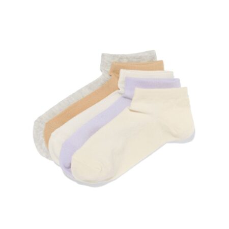 HEMA Dames enkelsokken mesh - 5 paar beige (beige) | HEMA