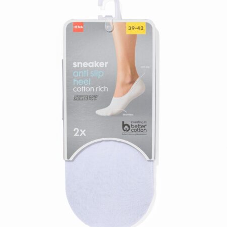 HEMA Dames sneakersokken antislip - 2 paar wit | HEMA