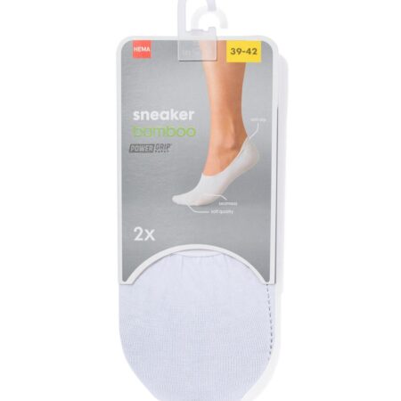 HEMA Dames sneakersokken met bamboe - 2 paar wit | HEMA