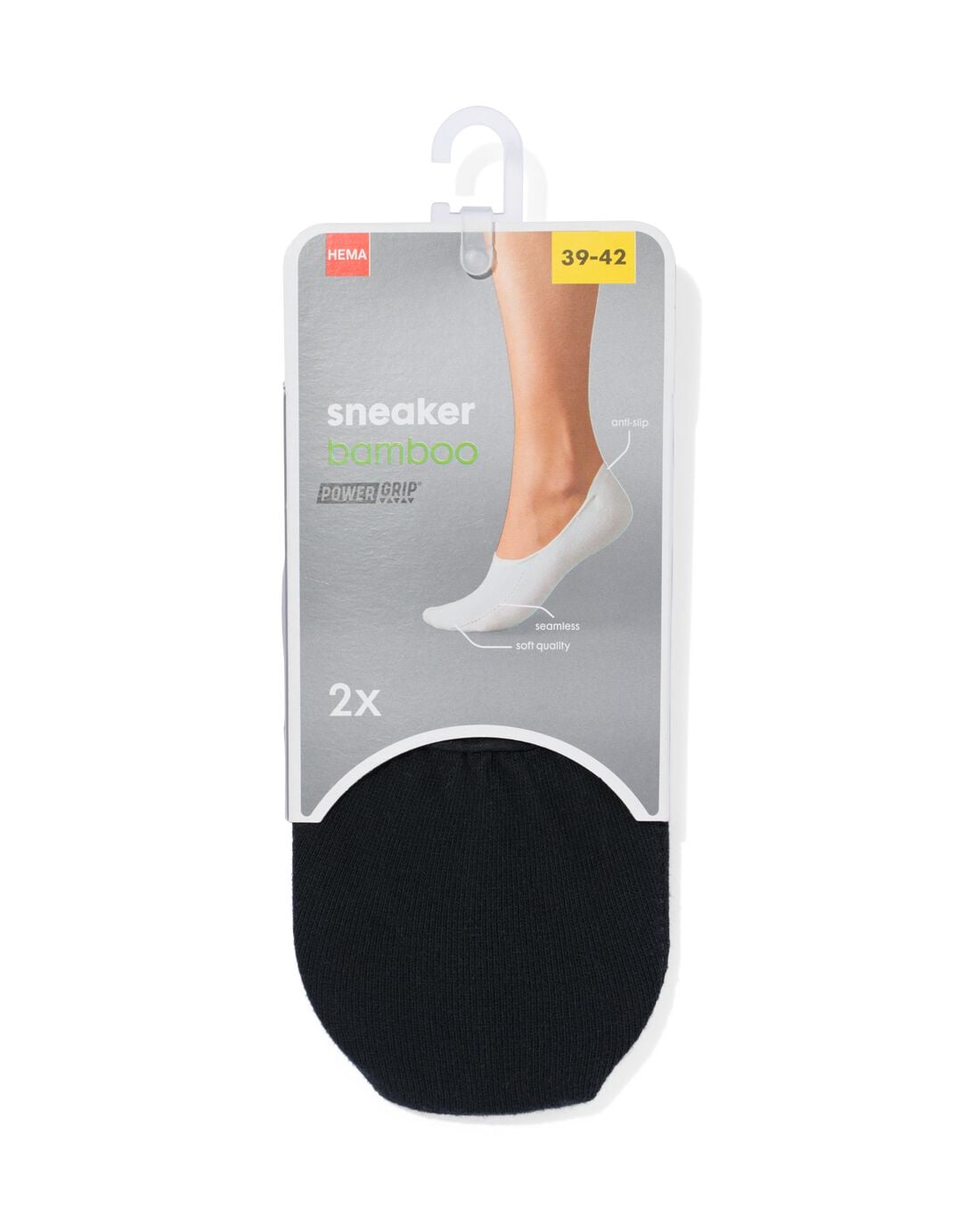 HEMA Dames sneakersokken met bamboe - 2 paar zwart | HEMA