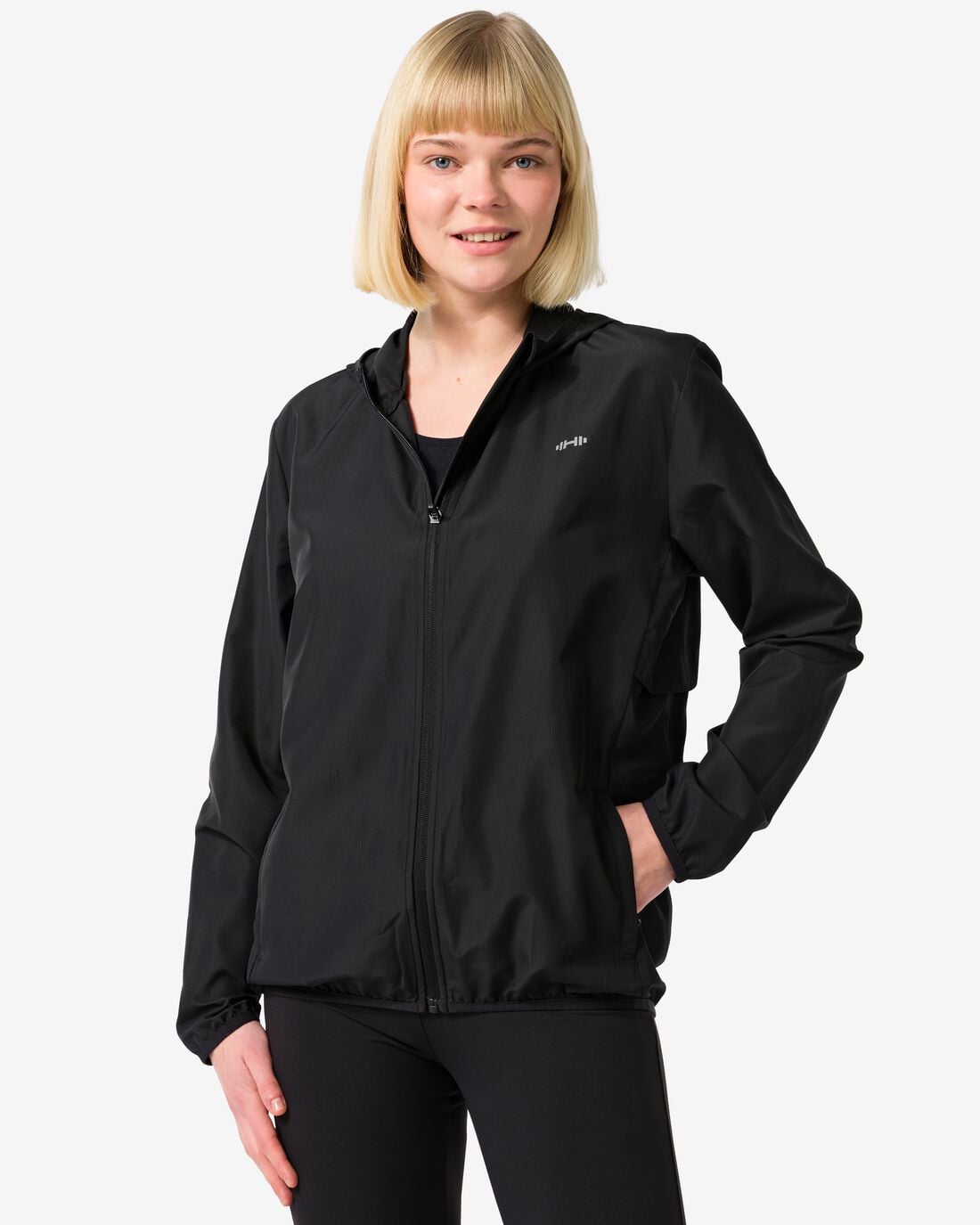 HEMA Dames sportjas zwart | HEMA