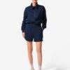 HEMA Dames sweatshort donkerblauw (donkerblauw) | HEMA
