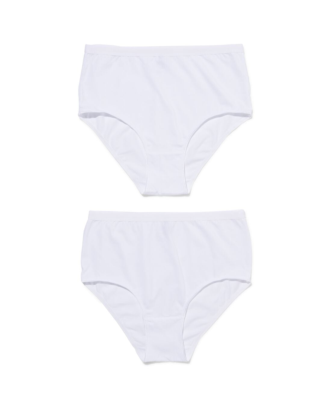 HEMA Dames tailleslip katoen - 2 stuks wit | HEMA