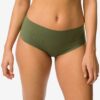 HEMA Dames tailleslip micro rib ultimate comfort donkergroen (donkergroen) | HEMA