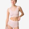 HEMA Dames tailleslip naadloos micro lichtroze (lichtroze) | HEMA