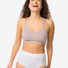 HEMA Dames tailleslip naadloos micro wit | HEMA