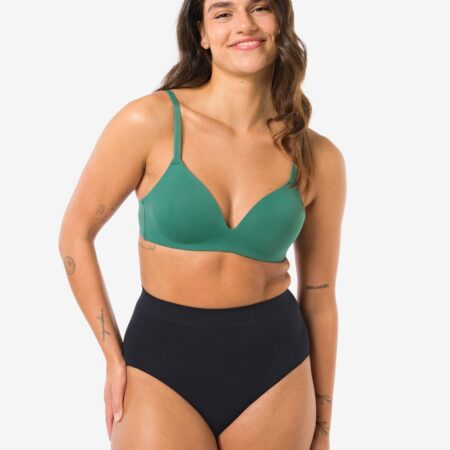 HEMA Dames tailleslip naadloos micro zwart | HEMA