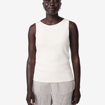 HEMA Dames top Rita rib wit (wit) | HEMA