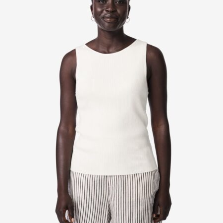 HEMA Dames top Rita rib wit (wit) | HEMA