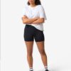 HEMA Damesbikershort kort zwart (zwart) | HEMA