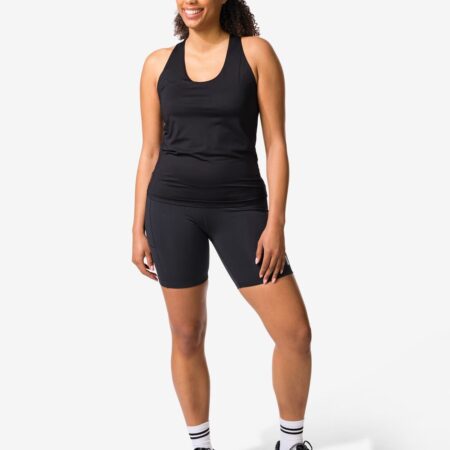 HEMA Damesbikershort kort zwart (zwart) | HEMA
