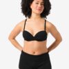 HEMA Damesbikinishort met omslag zwart (zwart) | HEMA