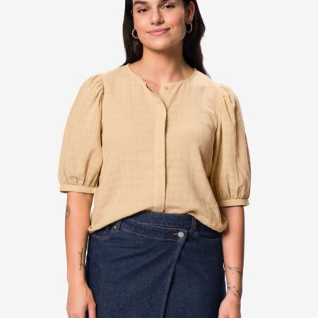 HEMA Damesblouse Billy beige (beige) | HEMA