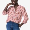 HEMA Damesblouse Bobbie bloemen lila (lila) | HEMA