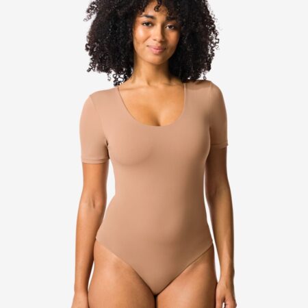HEMA Damesbody smoothing lichtbruin (lichtbruin) | HEMA